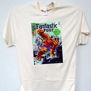 FANTASTIC FOUR THE THING COMIC BOOK COVER MENS TEE T-150